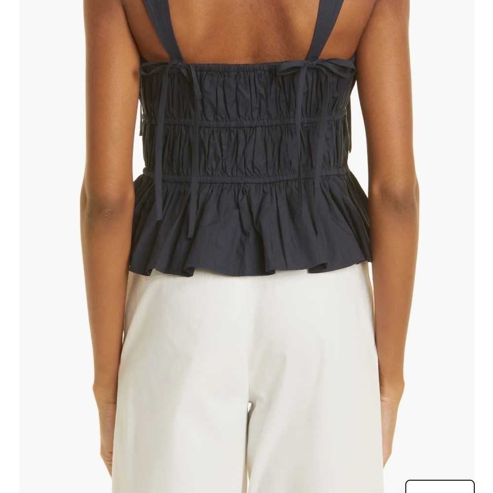 NWOT ULLA JOHNSONLU TIE-FRONT TANK TOP ,SZ:10 - Picture 11 of 14